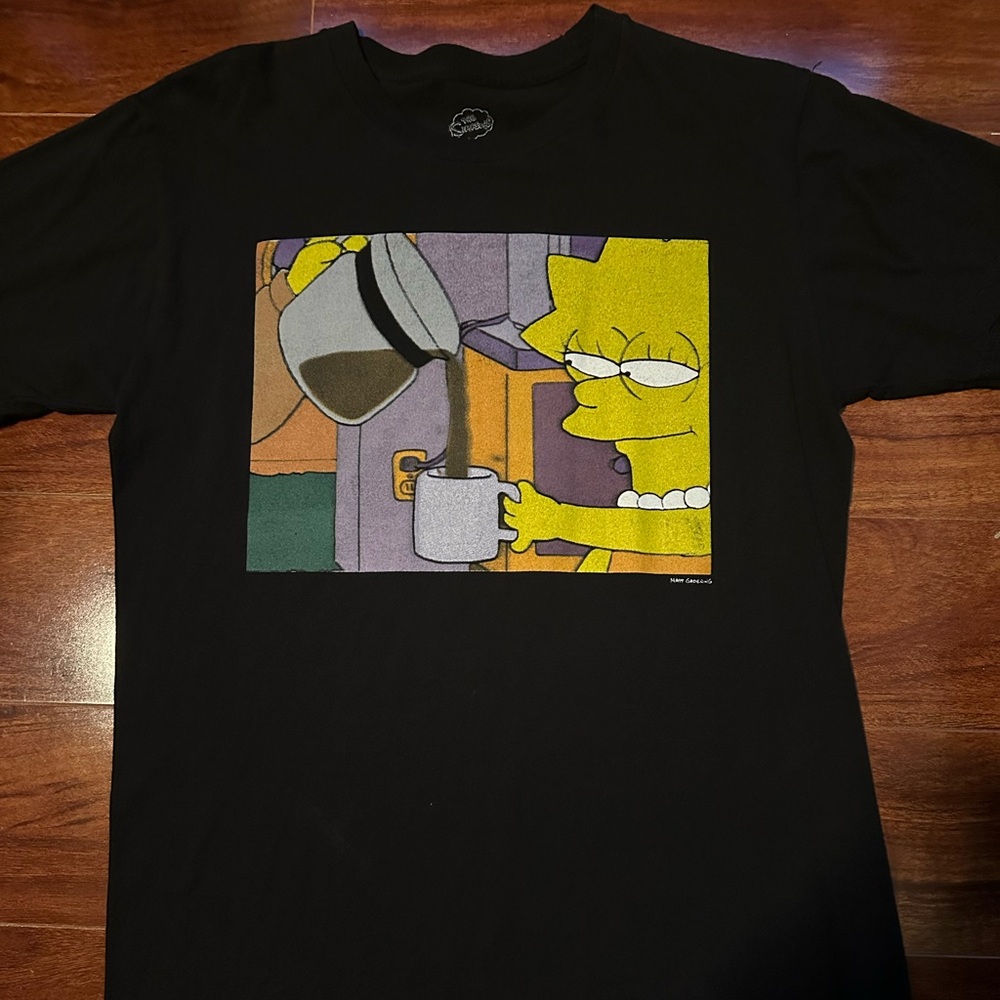 The Simpsons Lisa Coffee T-Shirt